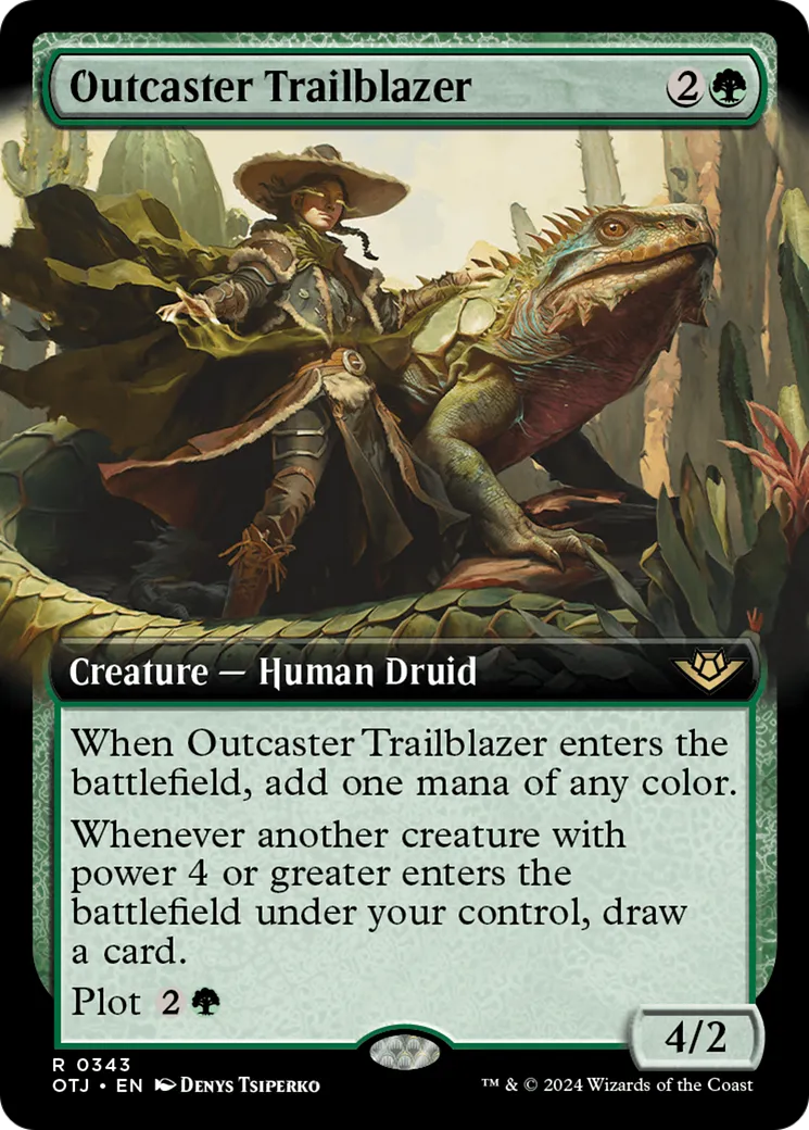 Outcaster Trailblazer — Outlaws of Thunder Junction — Magic: The Gathering