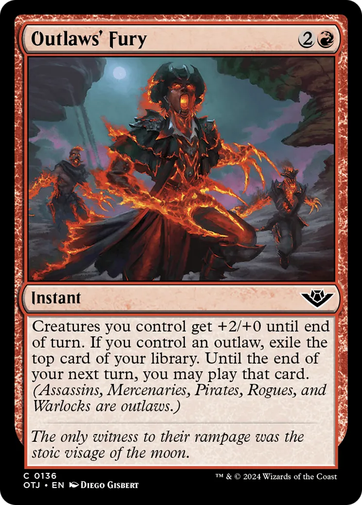 Fureur des hors-la-loi — Outlaws of Thunder Junction — Magic: The Gathering
