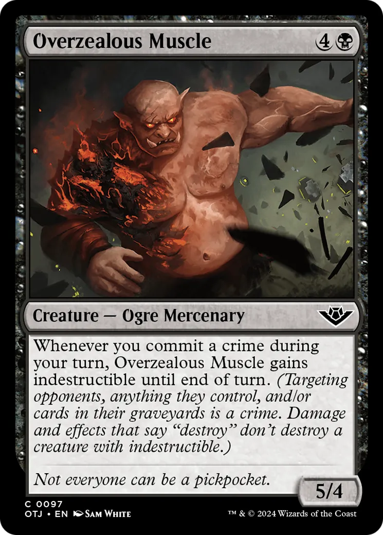 Gros bras trop zélé — Outlaws of Thunder Junction — Magic: The Gathering