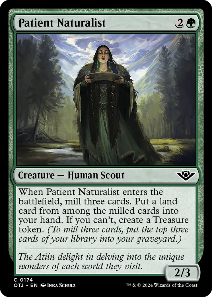 Naturaliste patiente — Outlaws of Thunder Junction — Magic: The Gathering