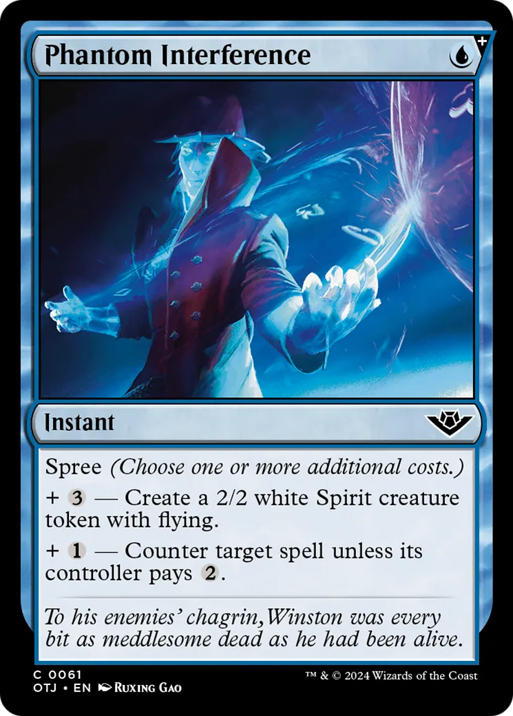 Phantom Interference — Outlaws of Thunder Junction — Magic: The Gathering