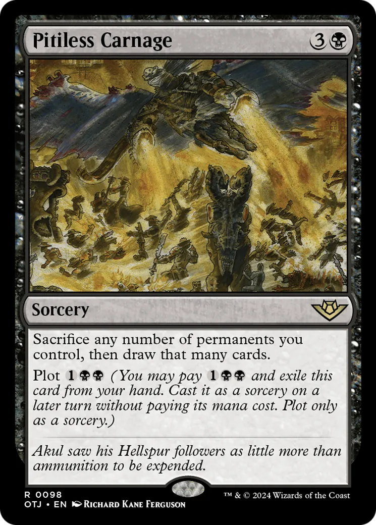 Pitiless Carnage — Outlaws of Thunder Junction — Magic: The Gathering