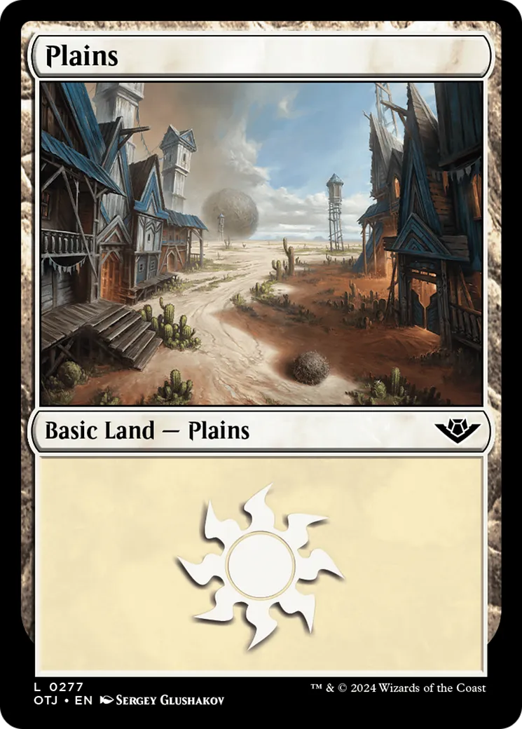 Plains — Outlaws of Thunder Junction — Magic: The Gathering