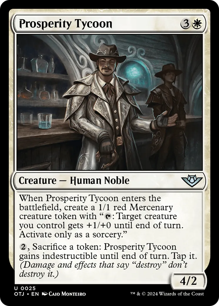 Prosperity Tycoon — Outlaws of Thunder Junction — Magic: The Gathering