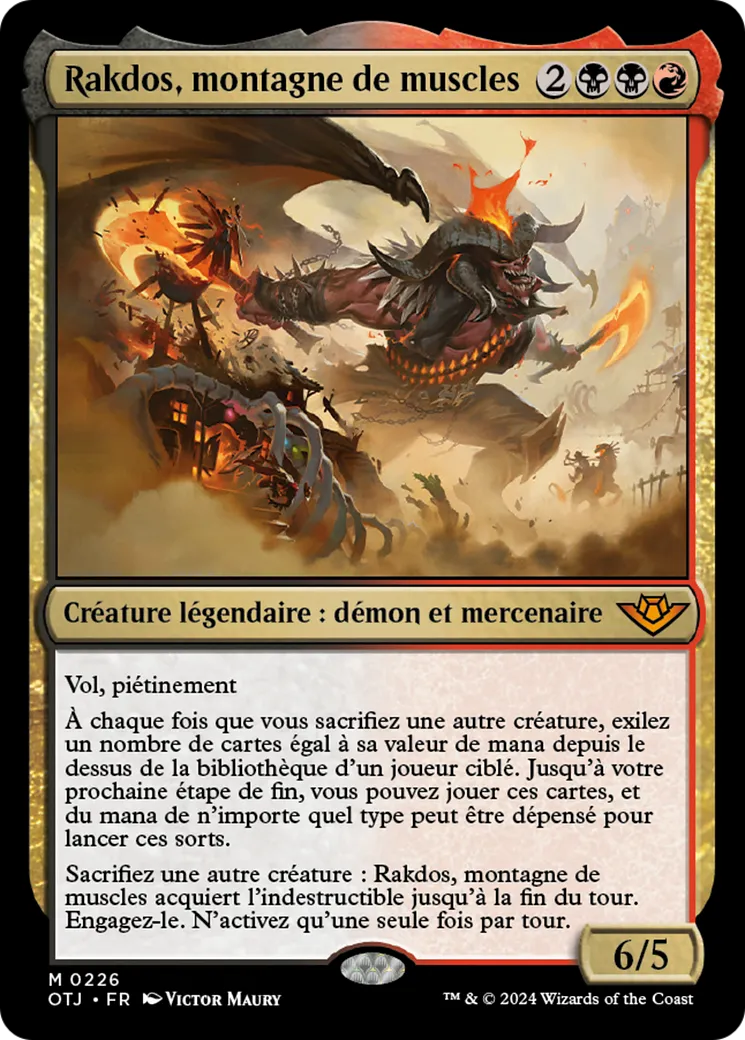 Rakdos, montagne de muscles — Outlaws of Thunder Junction — Magic: The Gathering