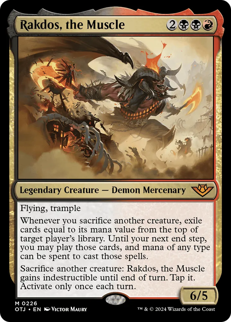 Rakdos, the Muscle — Outlaws of Thunder Junction — Magic: The Gathering