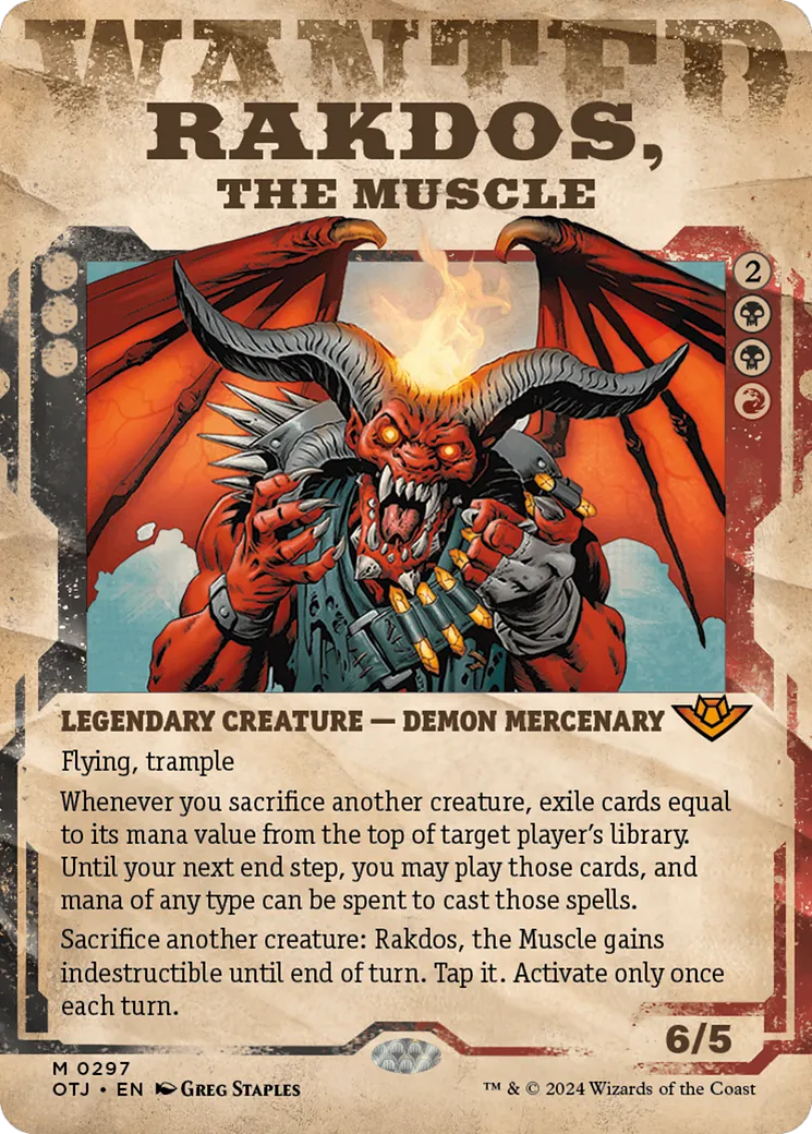 Rakdos, the Muscle — Outlaws of Thunder Junction — Magic: The Gathering