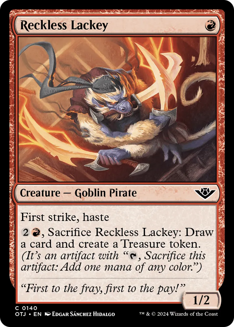 Laquais téméraire — Outlaws of Thunder Junction — Magic: The Gathering