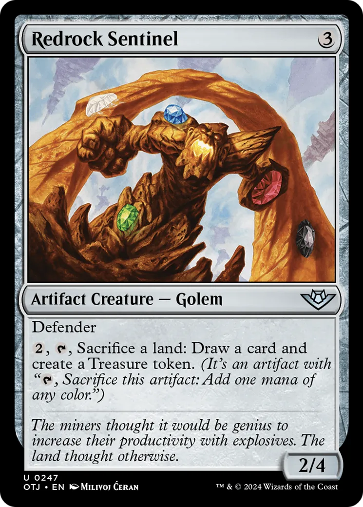 Sentinelle de Rougeroc — Outlaws of Thunder Junction — Magic: The Gathering