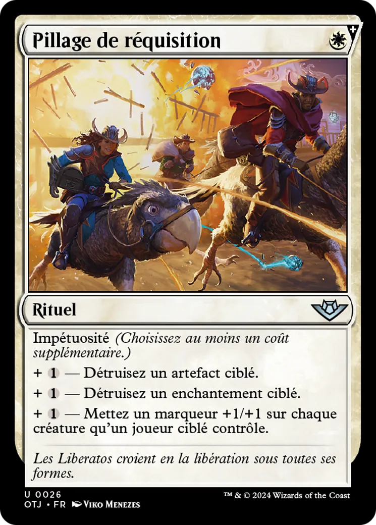 Pillage de réquisition — Outlaws of Thunder Junction — Magic: The Gathering