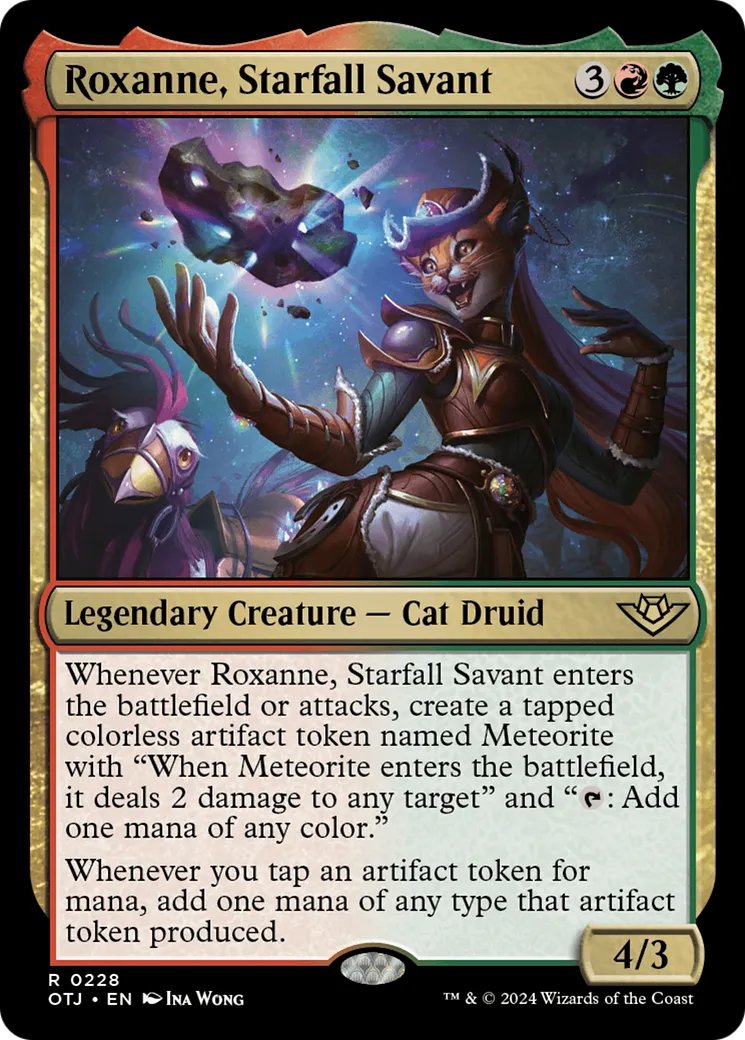 Roxanne, savante de la chute stellaire — Outlaws of Thunder Junction — Magic: The Gathering