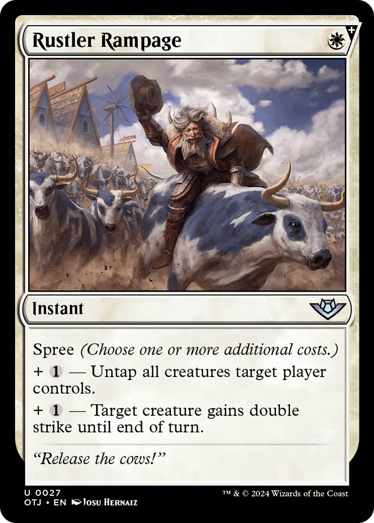 Sauvagerie du voleur de bétail — Outlaws of Thunder Junction — Magic: The Gathering