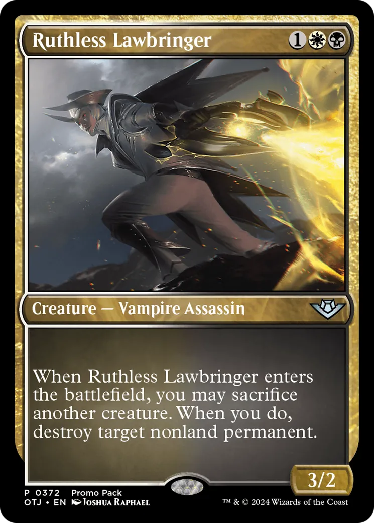 Porteur de la Loi impitoyable — Outlaws of Thunder Junction — Magic: The Gathering