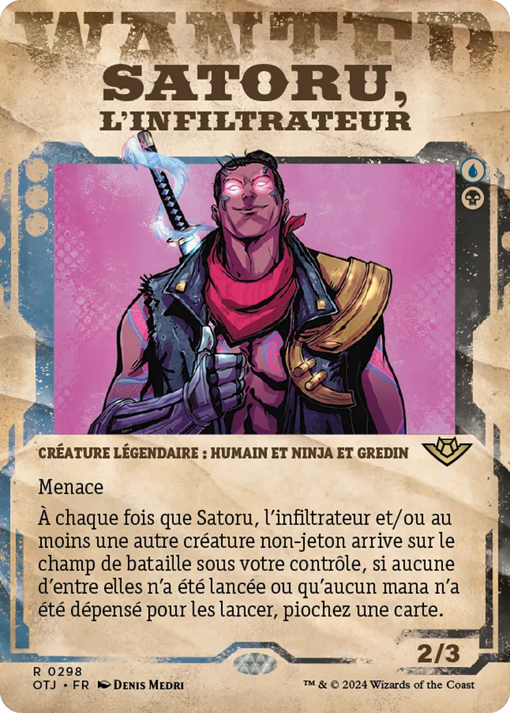 Satoru, l'infiltrateur — Outlaws of Thunder Junction — Magic: The Gathering