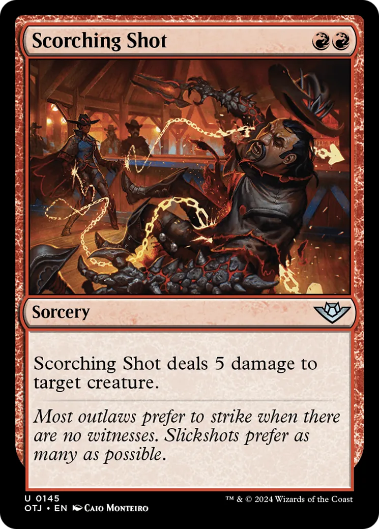 Scorching Shot — Outlaws of Thunder Junction — Magic: The Gathering