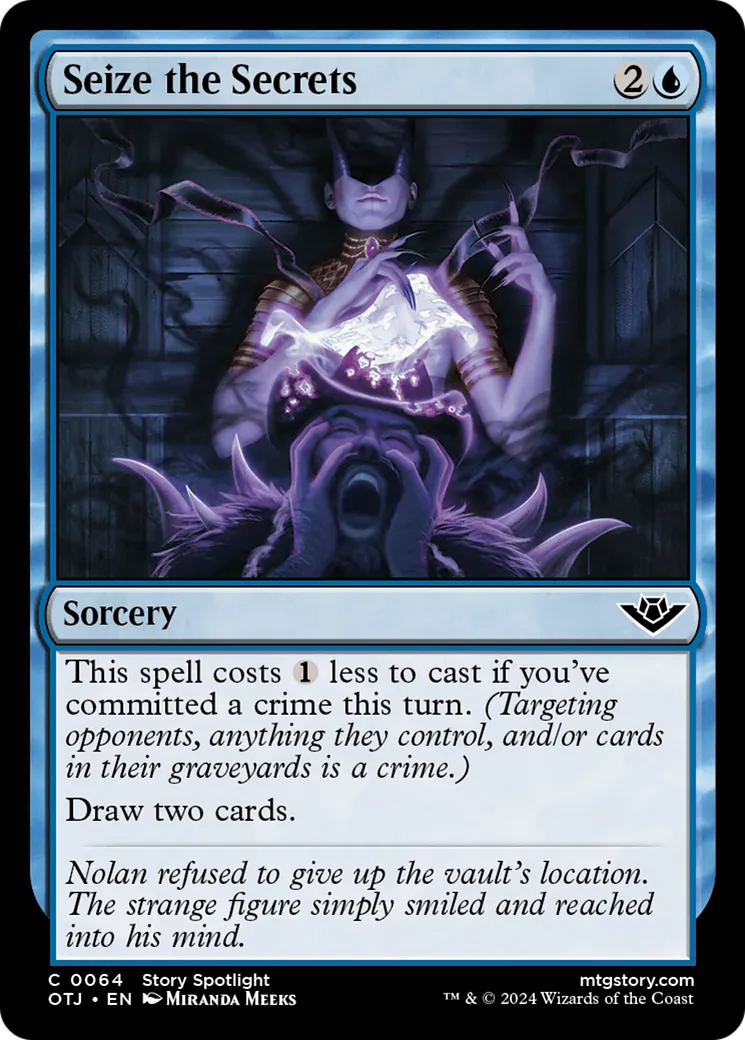 Seize the Secrets — Outlaws of Thunder Junction — Magic: The Gathering