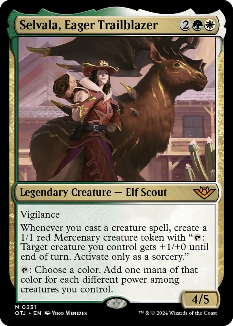 Selvala, pionnière impatiente — Outlaws of Thunder Junction — Magic: The Gathering