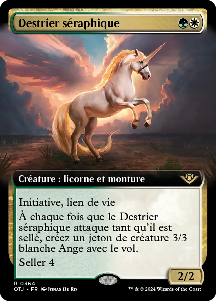 Destrier séraphique — Outlaws of Thunder Junction — Magic: The Gathering