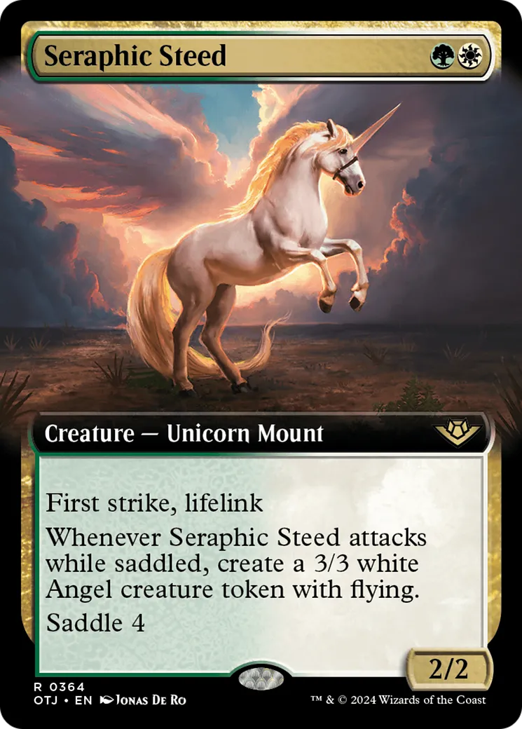 Destrier séraphique — Outlaws of Thunder Junction — Magic: The Gathering