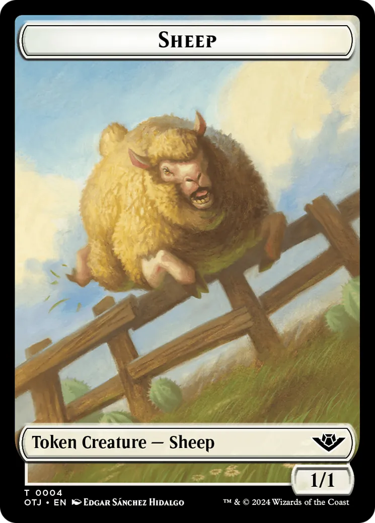 Sheep — Outlaws of Thunder Junction — Magic: The Gathering