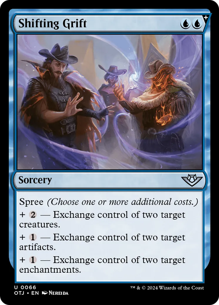 Arnaque changeante — Outlaws of Thunder Junction — Magic: The Gathering