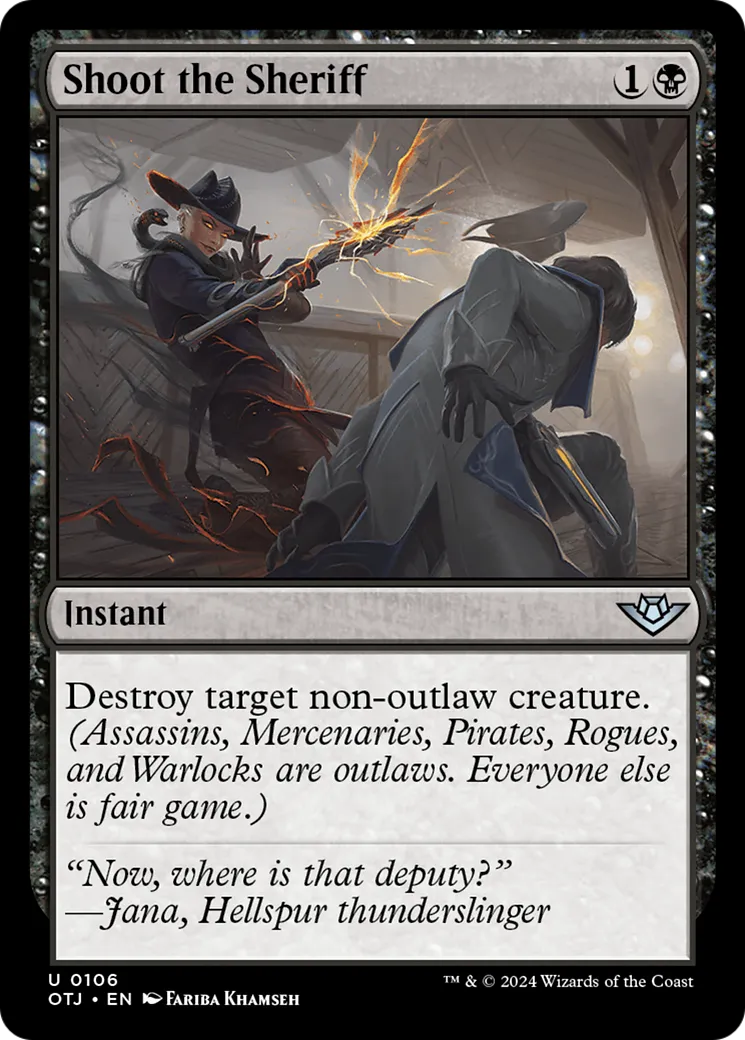 Shoot the Sheriff — Outlaws of Thunder Junction — Magic: The Gathering