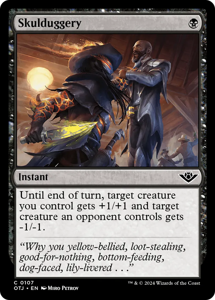 Skulduggery — Outlaws of Thunder Junction — Magic: The Gathering