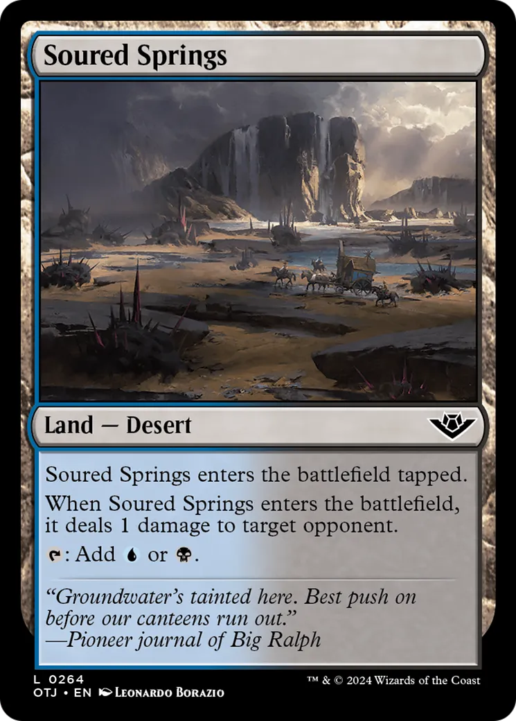 Soured Springs — Outlaws of Thunder Junction — Magic: The Gathering