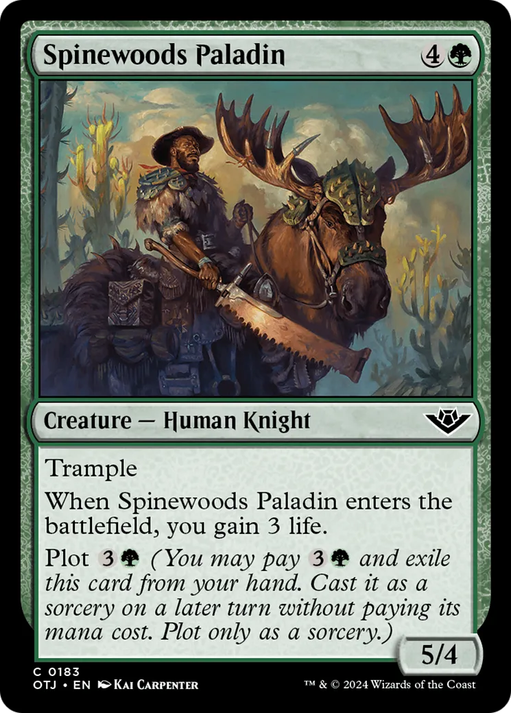 Paladin de Piquebois — Outlaws of Thunder Junction — Magic: The Gathering