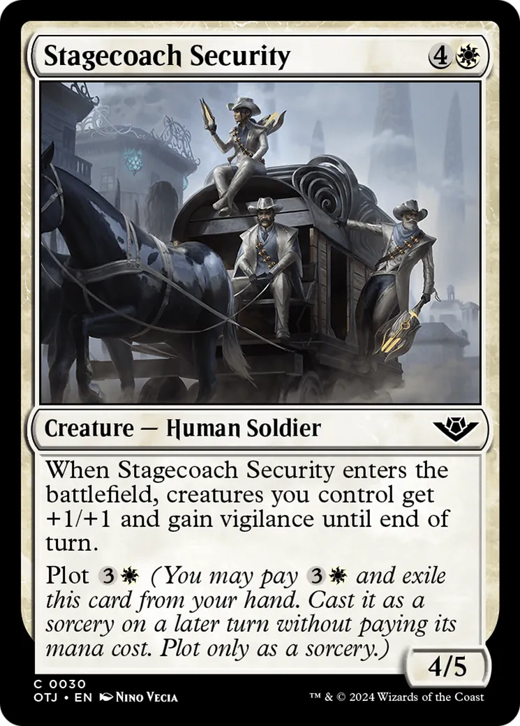 Sécurité de la diligence — Outlaws of Thunder Junction — Magic: The Gathering