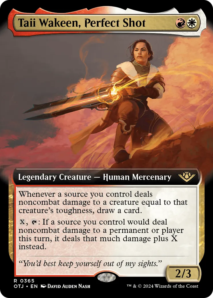 Taii Wakeen, Perfect Shot — Outlaws of Thunder Junction — Magic: The Gathering