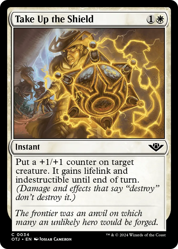 Levée de bouclier — Outlaws of Thunder Junction — Magic: The Gathering