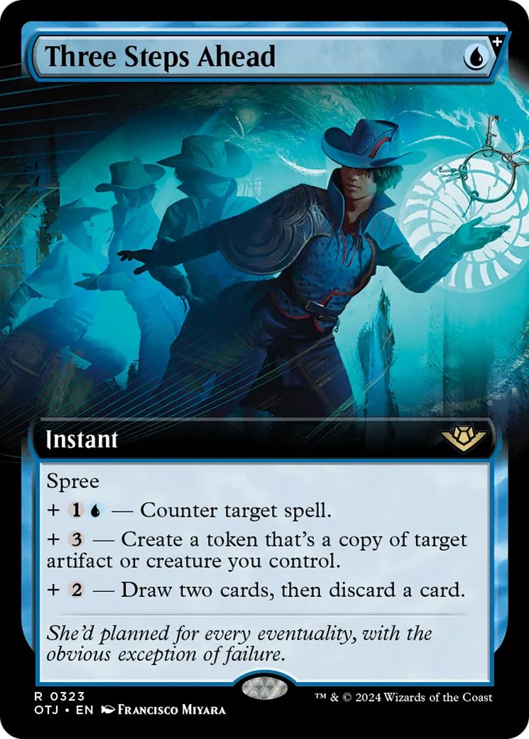 Three Steps Ahead — Outlaws of Thunder Junction — Magic: The Gathering