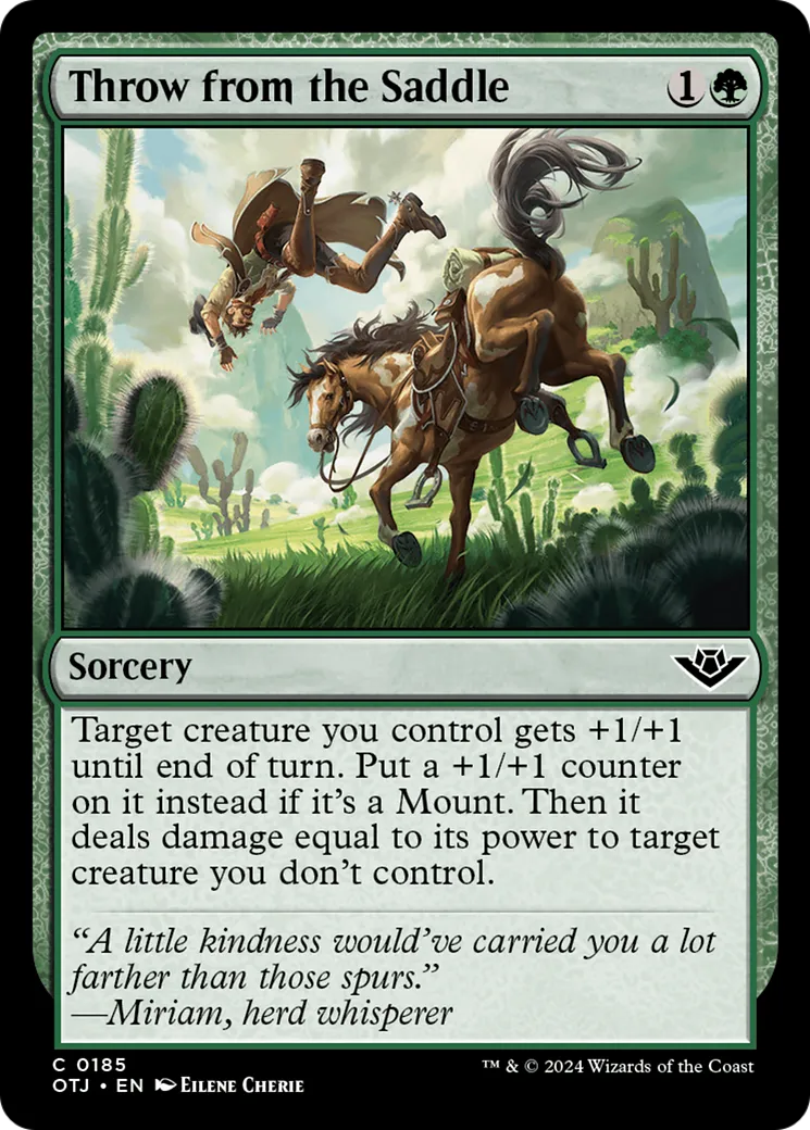 Throw from the Saddle — Outlaws of Thunder Junction — Magic: The Gathering