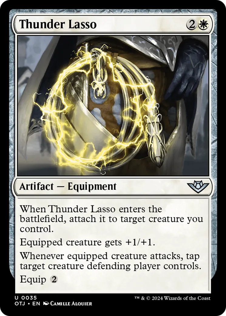 Thunder Lasso — Outlaws of Thunder Junction — Magic: The Gathering
