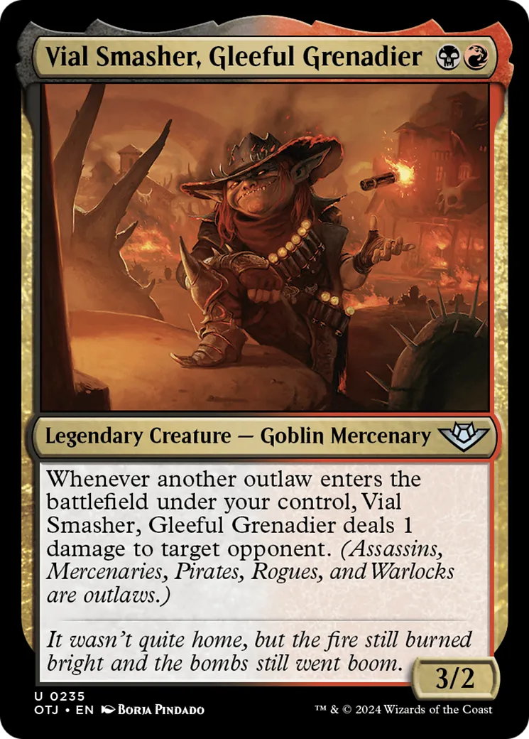 Casse-fiole, grenadière joviale — Outlaws of Thunder Junction — Magic: The Gathering