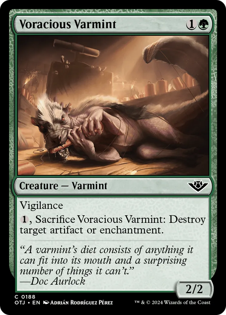 Voracious Varmint — Outlaws of Thunder Junction — Magic: The Gathering