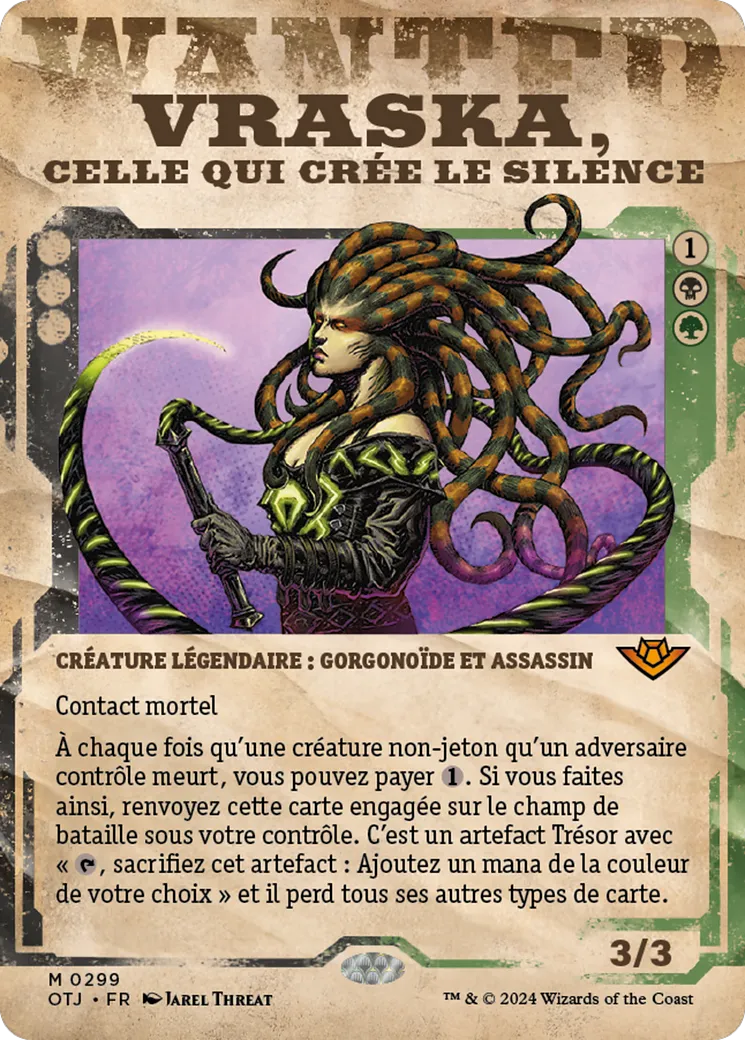Vraska, celle qui crée le silence — Outlaws of Thunder Junction — Magic: The Gathering