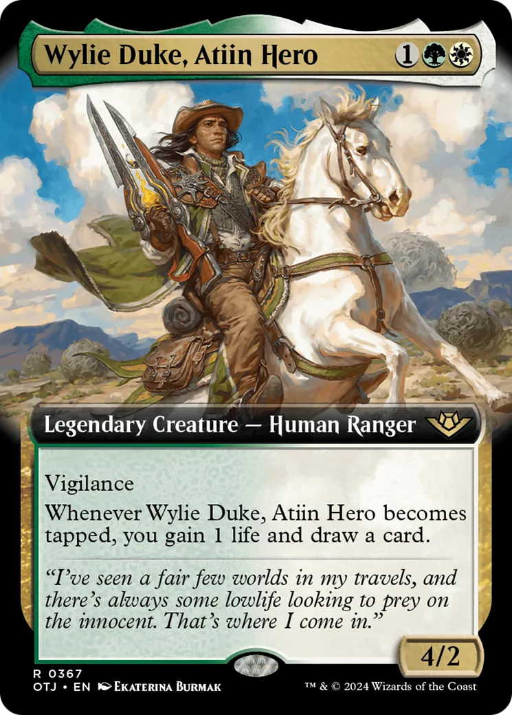Wylie Duke, Atiin Hero — Outlaws of Thunder Junction — Magic: The Gathering