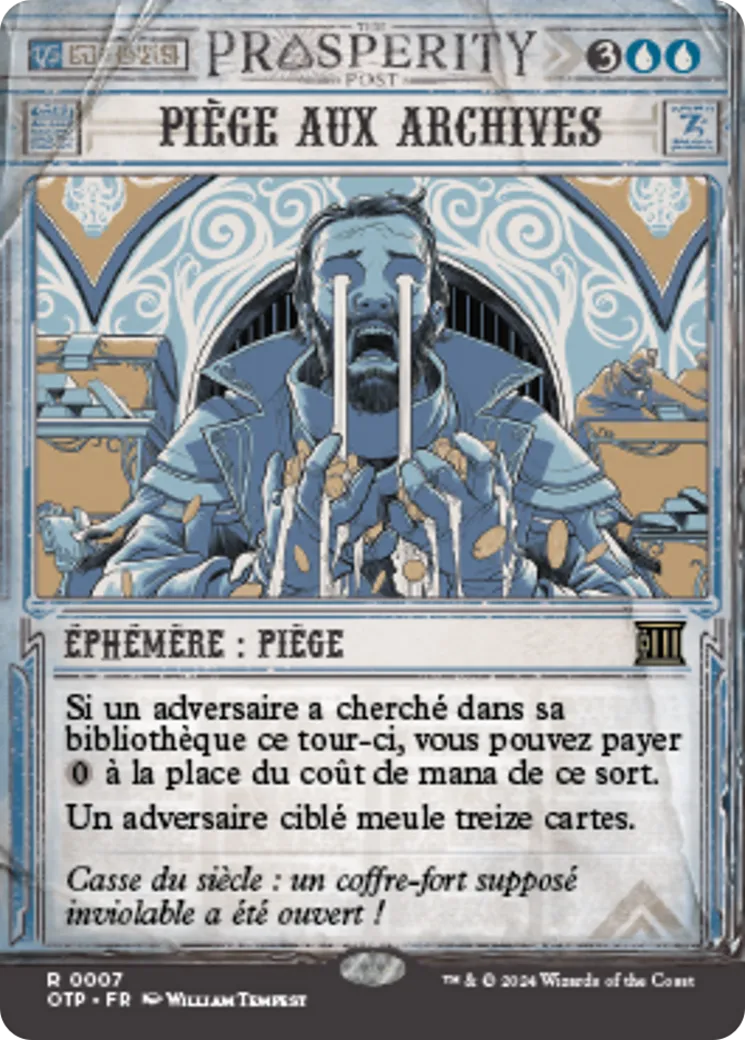Piège aux archives — Breaking News — Magic: The Gathering