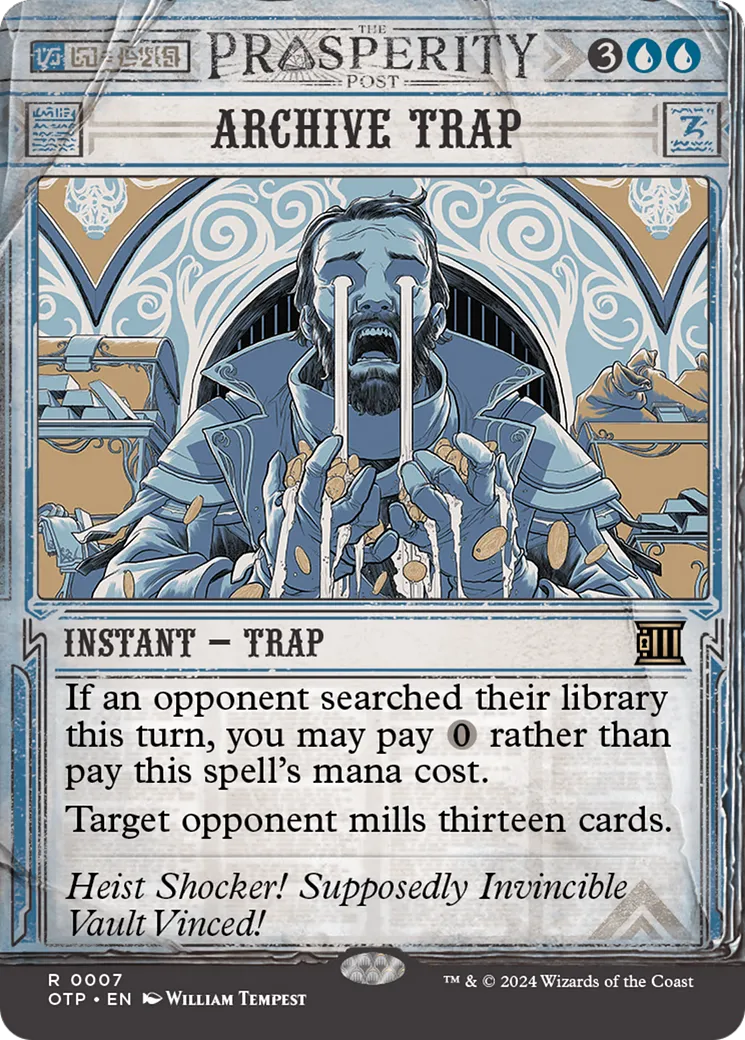 Piège aux archives — Breaking News — Magic: The Gathering