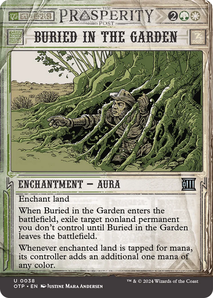 Enterrée dans le jardin — Breaking News — Magic: The Gathering