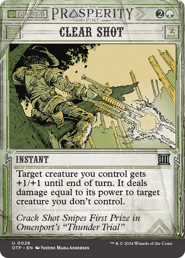 Tir dégagé — Breaking News — Magic: The Gathering