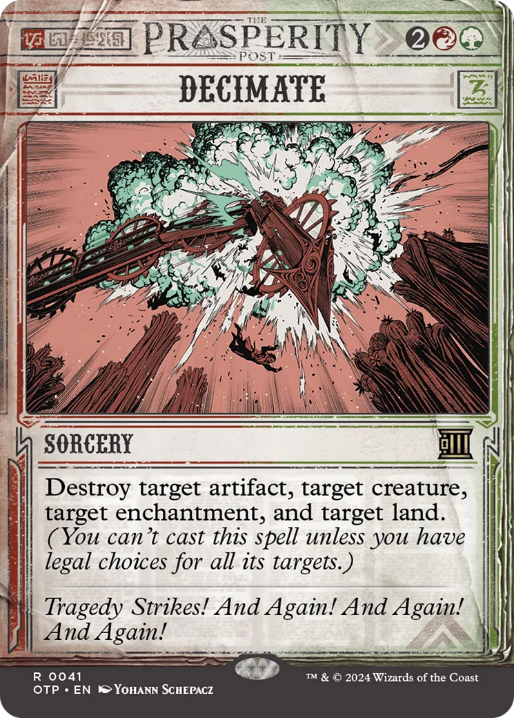 Décimation — Breaking News — Magic: The Gathering