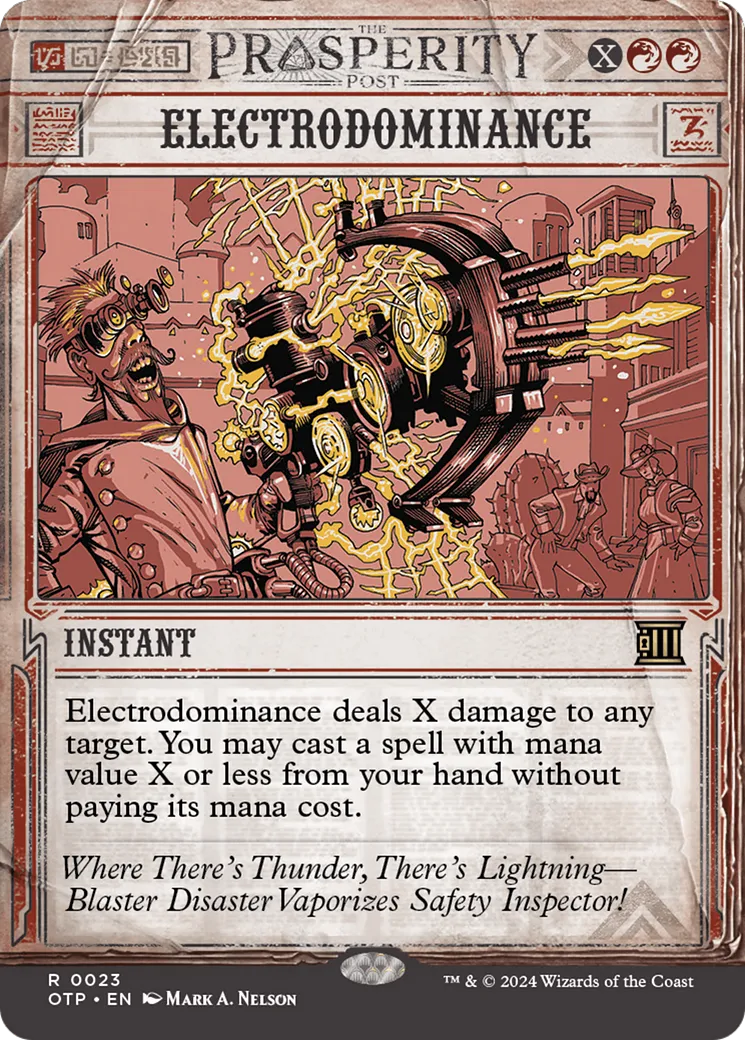 Électrodominance — Breaking News — Magic: The Gathering