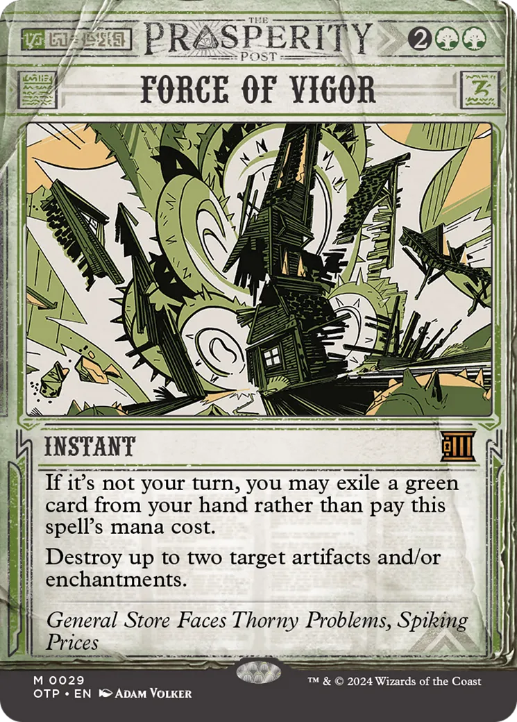 Force of Vigor — Breaking News — Magic: The Gathering