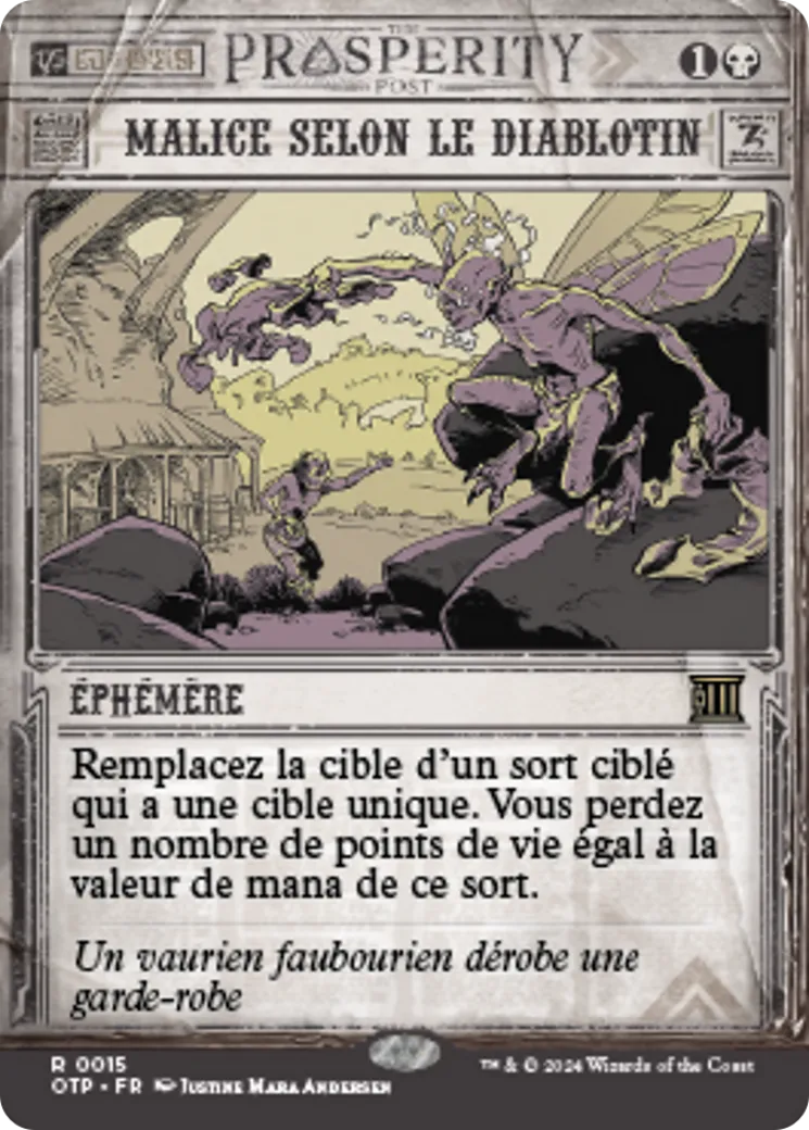 Malice selon le diablotin — Breaking News — Magic: The Gathering