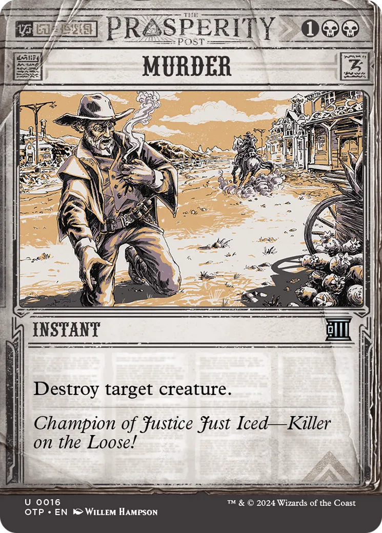 Murder — Breaking News — Magic: The Gathering