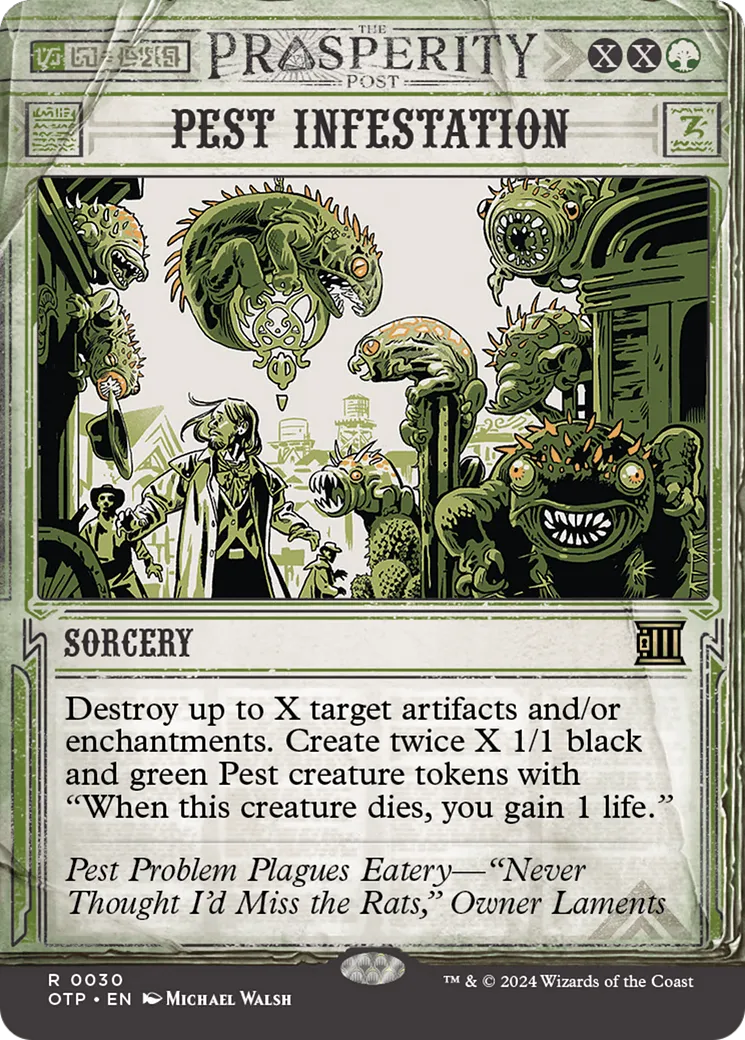 Pest Infestation — Breaking News — Magic: The Gathering