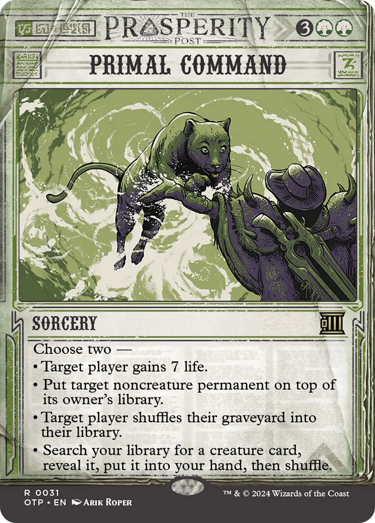 Commandement primordial — Breaking News — Magic: The Gathering